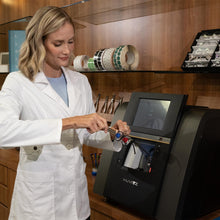 Load image into Gallery viewer, Huvitz HPE-910 Biseladora con ajustes como Semi-U, Asimétrico, Ranurado/Biselado Parcial, Ranurado Híbrido y Doble Ranurado