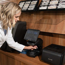 Load image into Gallery viewer, Huvitz HBK-410 Bloqueador de lentes automático con tecnología inteligente de escaneo digital