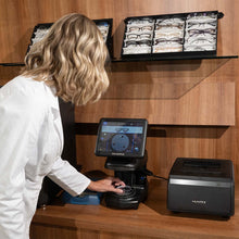 Load image into Gallery viewer, Huvitz HBK-410 Bloqueador de lentes automático con tecnología inteligente de escaneo digital