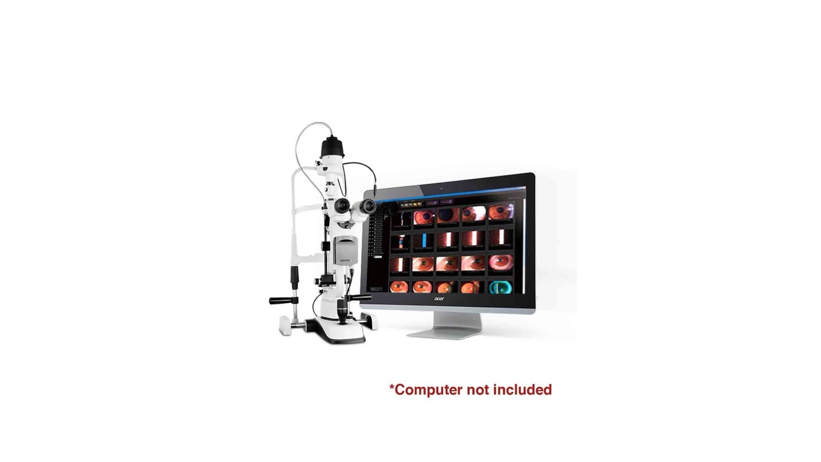 Biomicroscopio ocular Huvitz HIS-7000 con cámara CCD, disponible en Argentina